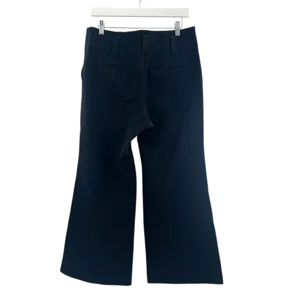 Anthropologie Maeve The Naomi Ponte‎ Wide-Leg Flare Pants Black Sz 12 petite - Image 3