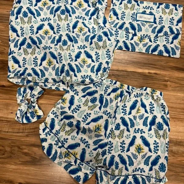 Denise Rae medium‎ pajama set Blue - Image 6