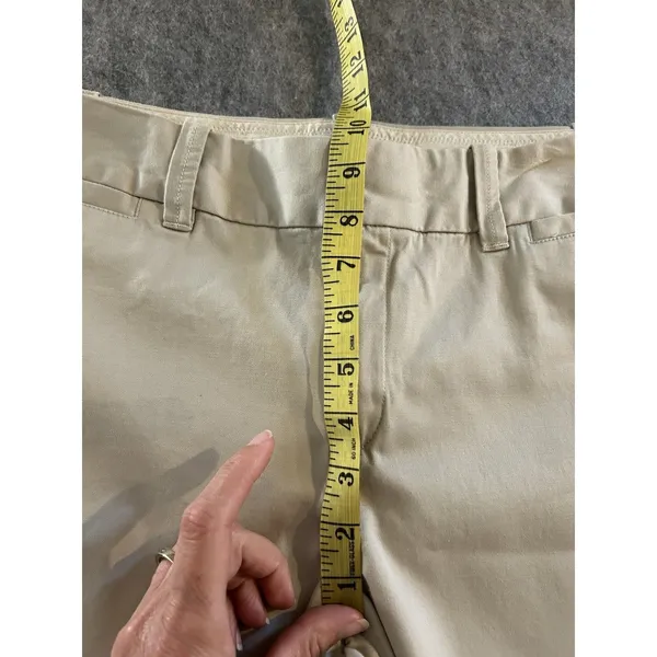 Banana Republic Martin Fit Crop Wide Leg Khaki Pant 8, Classic Career Coastal - Image 10