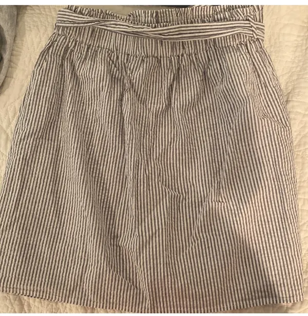 Blue Seersucker Skirt - Image 2