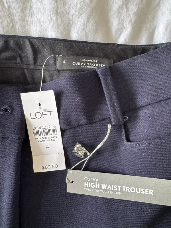 Loft Navy Dress Pants - Image 3