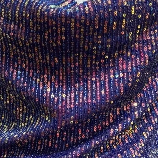 SheIn NWOT Sequin Cowl Neck Sleeveless Dress Womens S Lavender Glam Retro Hoco‎ Event - Image 2