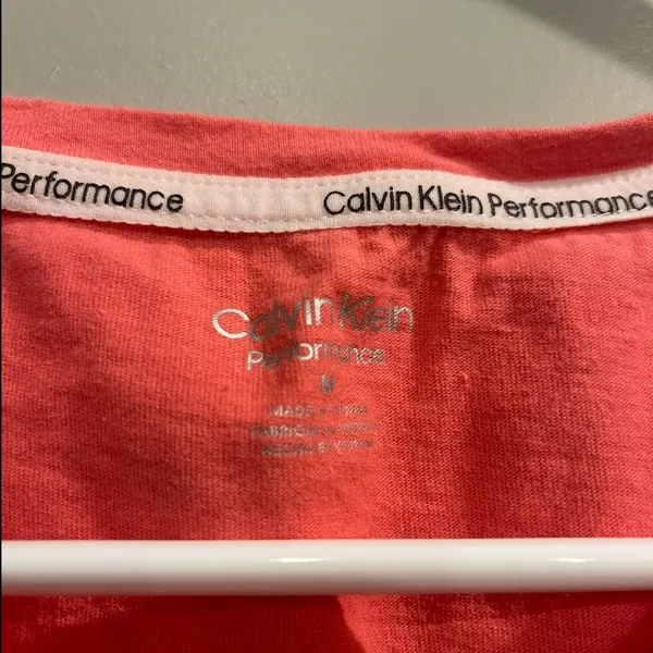 Calvin Klein Performance Coral Crop Top - Image 2