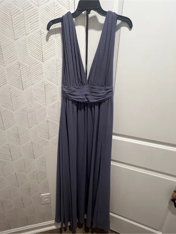 Lulus Heavenly Hues Denim Blue Maxi Dress - Image 14