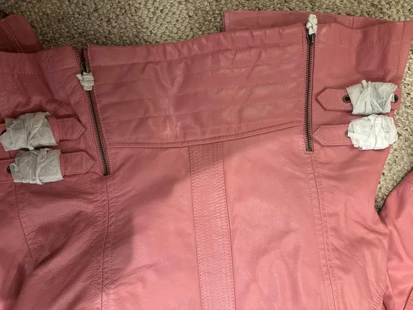 Vintage Harley-Davidson Riding Jacket Pink - Image 4