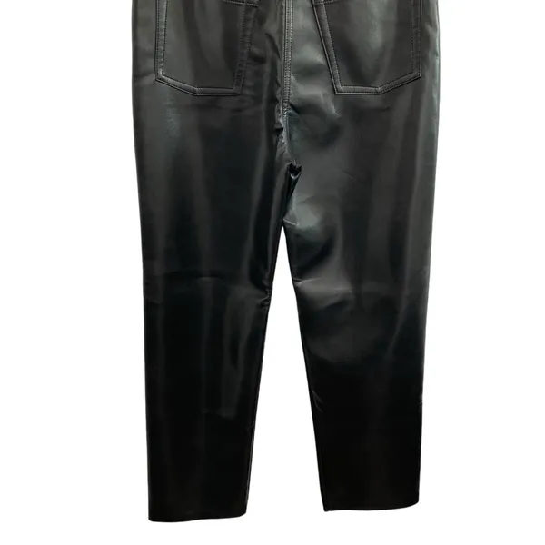 Aritzia The Melina Pant Vegan Leather In Black Size US 4 - Image 11