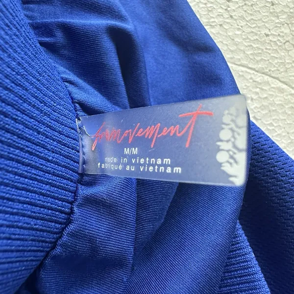FP Movement Track Shorts Sz M Stretchy Athleisure Blue Gym - Image 4