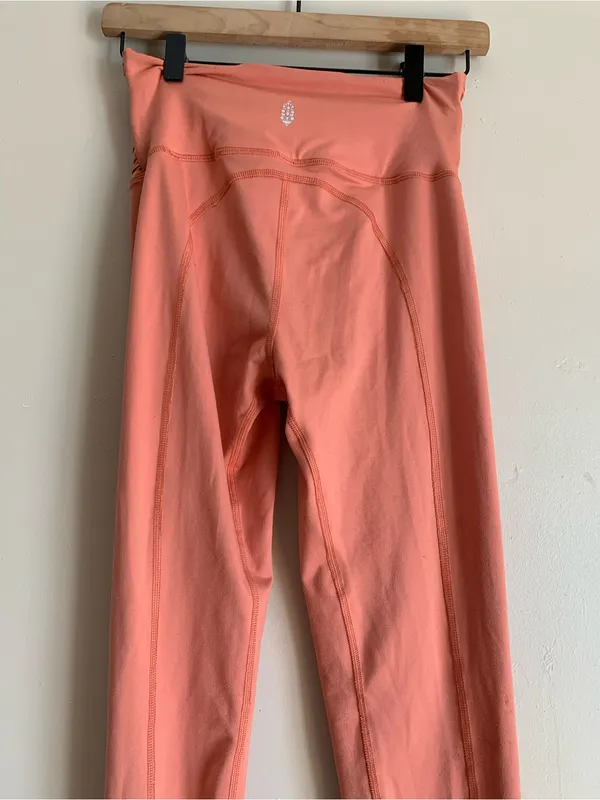 Free People Movement Coral Twist-Waist Athletic Leggings Women Bottoms Size S - Image 3