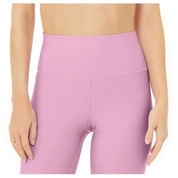 Alo 7/8 High-Waist Airlift Leggings Pink Lavender Hi-Rise Waisted Skinny Tights - Image 4