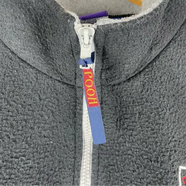 Vintage Disney Tigger Fleece Quarter Zip Jacket - Image 2
