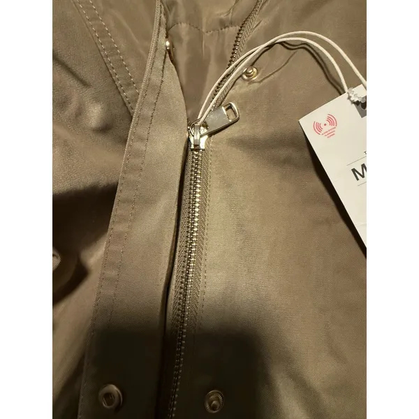 Zara Short Parka Jacket Faux Fur Hooded Military Urban‎ Utilitarian Gorpcore - Image 5