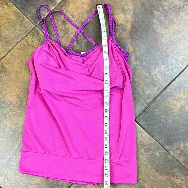 Lucy Feel The Beat Strappy Singlet Tank Top Medium Pink - Image 6