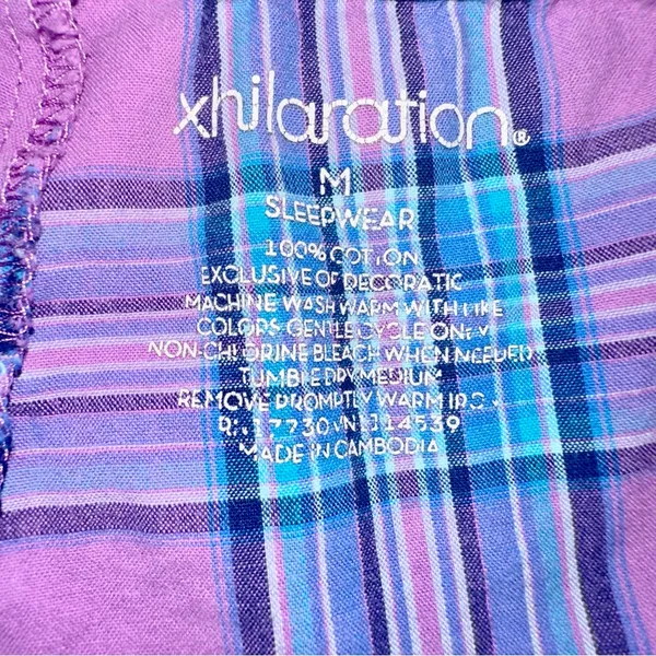 Y2K Xhilaration Plaid Pajama Micro Mini Booty Shorts! - Image 2