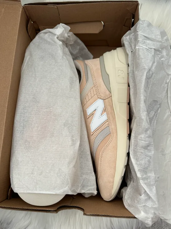 New Balance 997R Sneakers in Light Peach, Size 9.5/EU 41.5 - Image 11