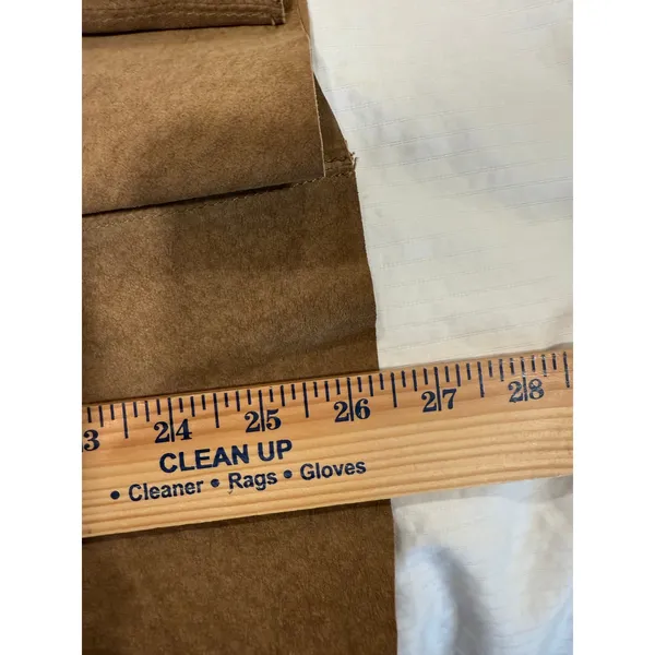 Ideology Vintage Skirt Womens 8 Brown Suede Leather Flare Hem Boho Classic - Image 10