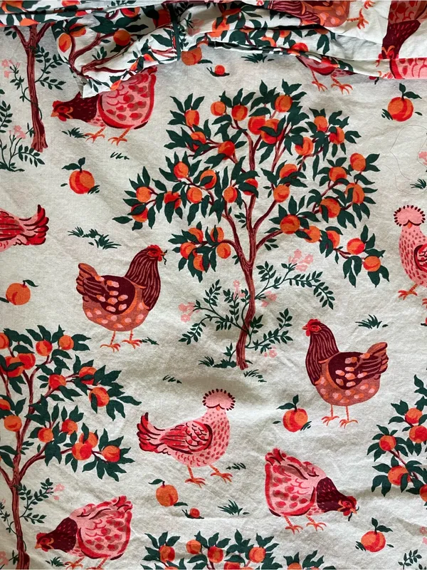 Print Fresh Hen House Print Bottom Up Top Size XL - Image 3