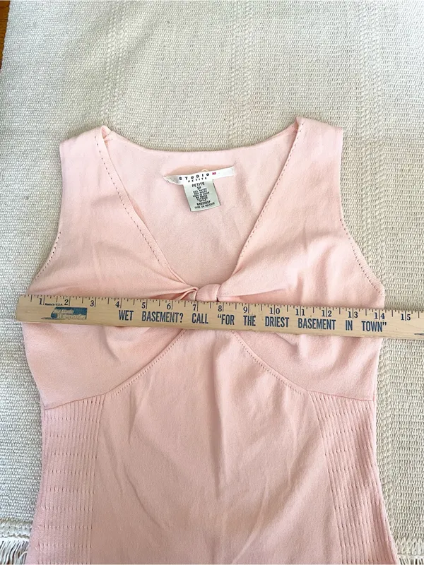 Y2K Babydoll Top Light Pink Size S Fairy Coquette - Image 4