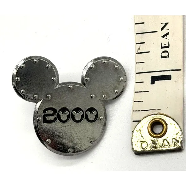 Vintage Disney 2000 Millennium Celebration Mickey Mouse Head Pin Applause TM - Image 2