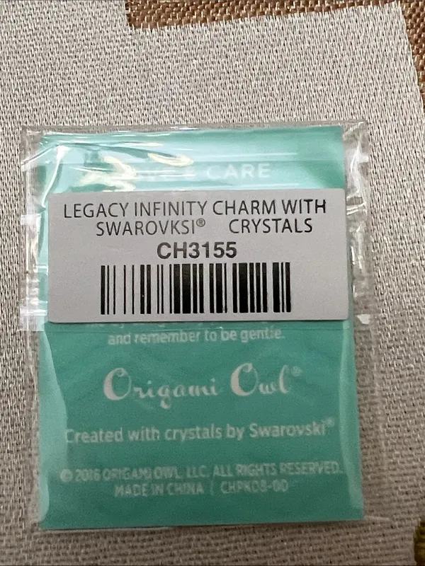 Origami Owl Silver Crystal Infinity Hair Pin - Image 4