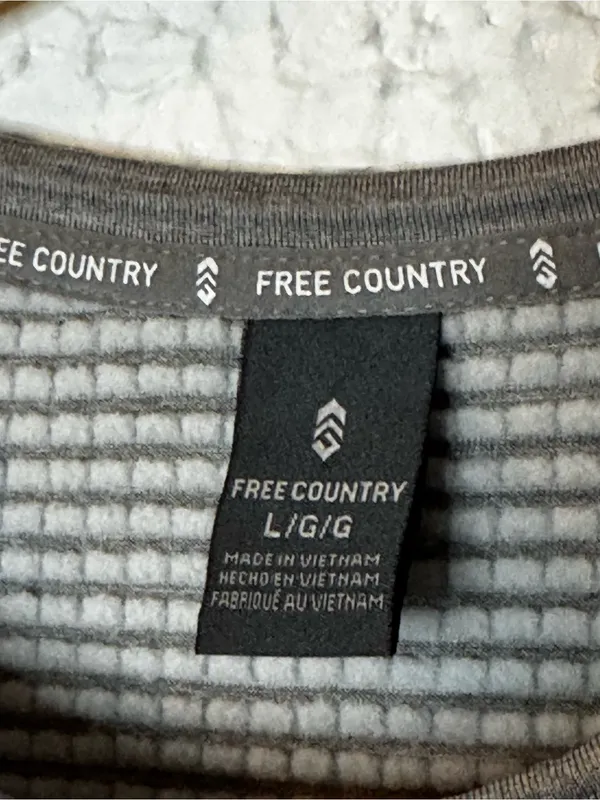 Free Country Gray Waffle Thermal Set - Image 4