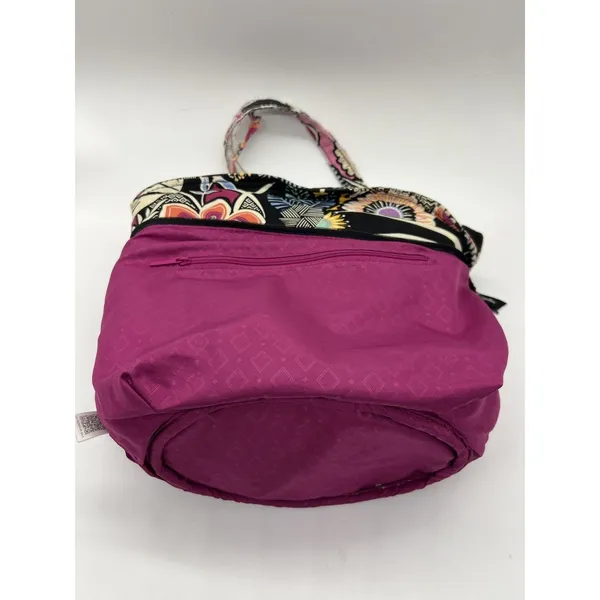 Vera Bradley Shoulder Bag Womens Medium Multicolor Quilted Floral Zip Pockets - Image 12