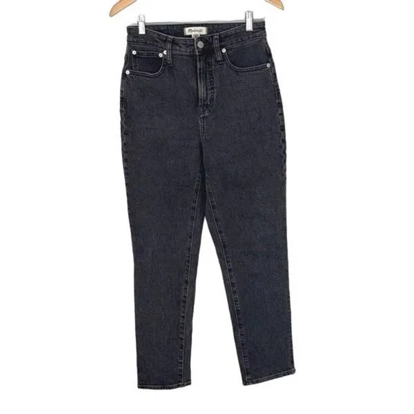 Madewell Womens Curvy Perfect‎ Vintage Jeans High Rise Skinny Stretch Lunar Wash - Image 3