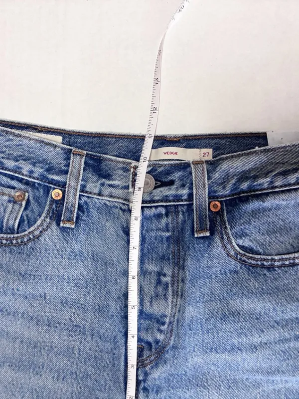 Levi's Premium Wedgie Fit Ankle Jeans - 27 - Light Wash - Image 10