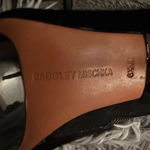 Badgley Mischka Leather and Ponyhair boots - Image 4