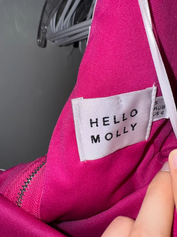Hello Molly Dress Pink - Image 3