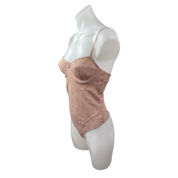 Urban Outfitters X Out From Under Lace Underwired Bustier Cami Bodysuit Top Sz M - Image 2