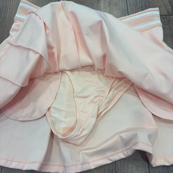 Free People Movement Round Robin Skort In Peaches - Size Small Athletic Tennis - Image 7