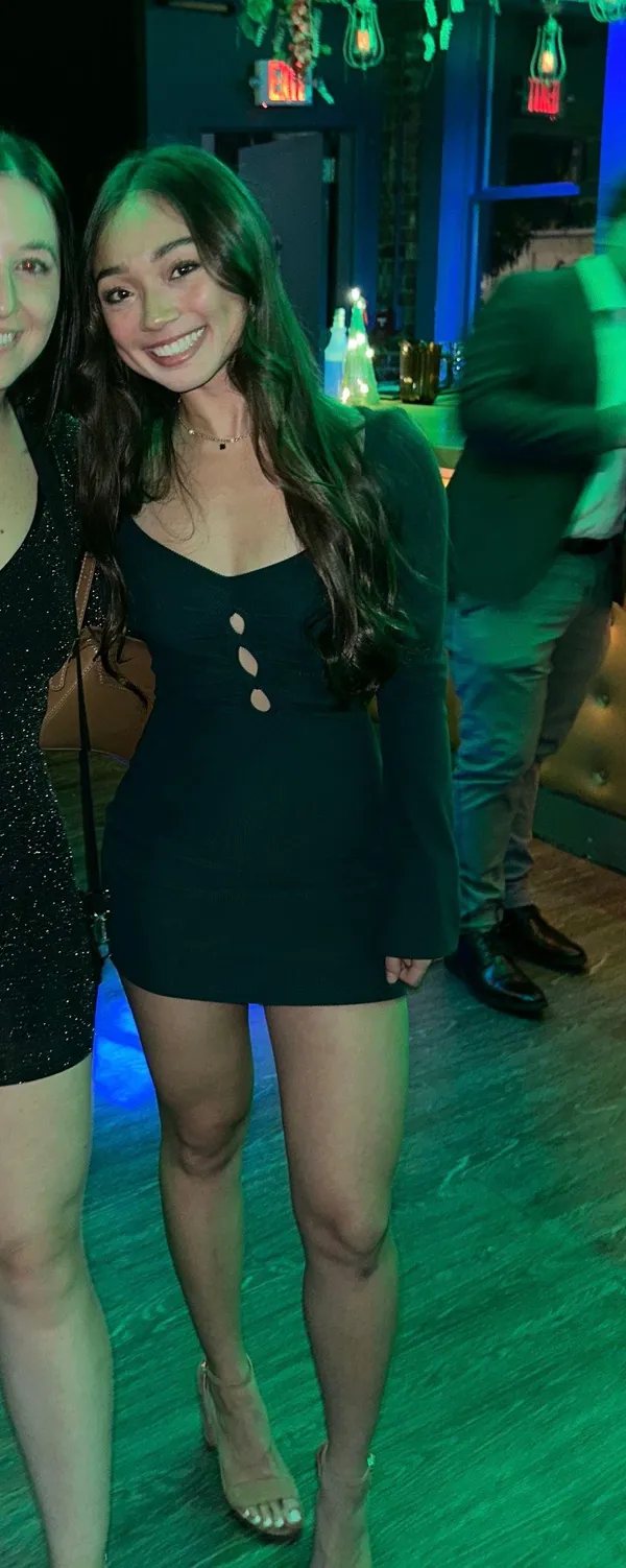 Princess Polly Dark Green Long Sleeve Mini Dress - Image 2