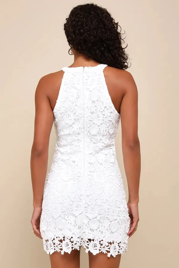 Lulus Lace Mini Dress - Image 3