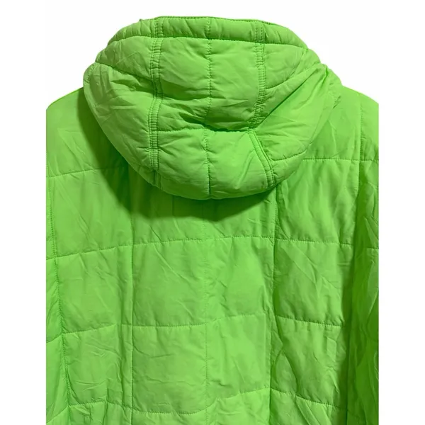 Free People Movement Pippa Packable Pullover Puffer Neon Lime Glow Women's Large - Image 4