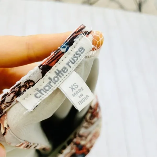 Charlotte Ruse‎ Floral Elastic Waist Size XS - Image 7