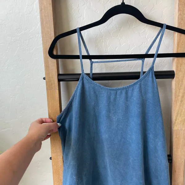 Millibon Dusty Blue Spaghetti Strap Camisole - Image 2