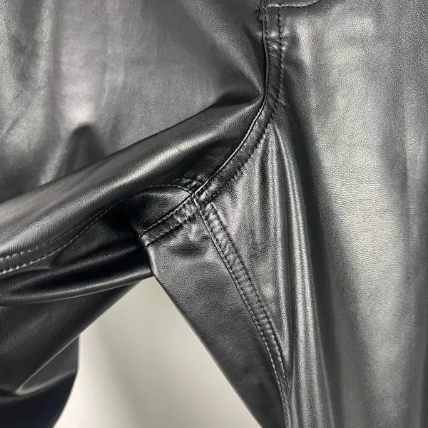 NWT Curve Love Ankle Straight Vegan Leather Pant 33 16S - Image 6