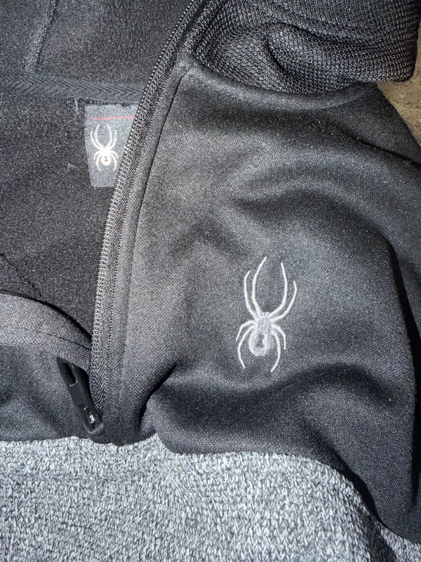 Men’s Spyder Quarter-Zip Pullover Thick Knit Jacket - Image 5