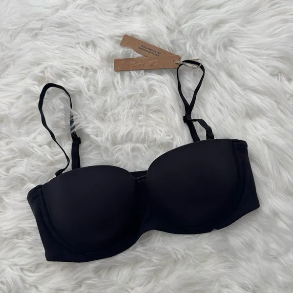 Skims Fits Everybody Strapless Onyx Size 34C - Image 3