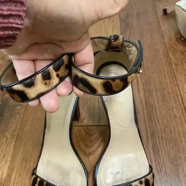 J CREW COLLECTION Lanie Calf-Hair Stacked Heel Shoe 7 - Image 2