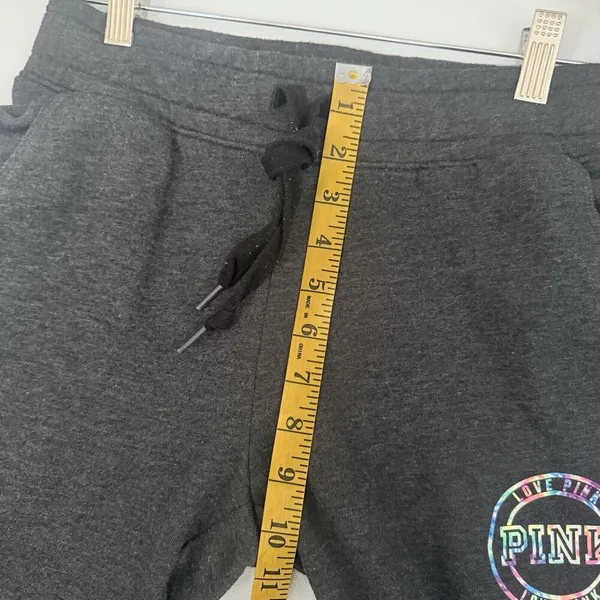PINK Victoria’s Secret Sweatpants Womens Small Gray Joggers Gym Lounge Cute - Image 8