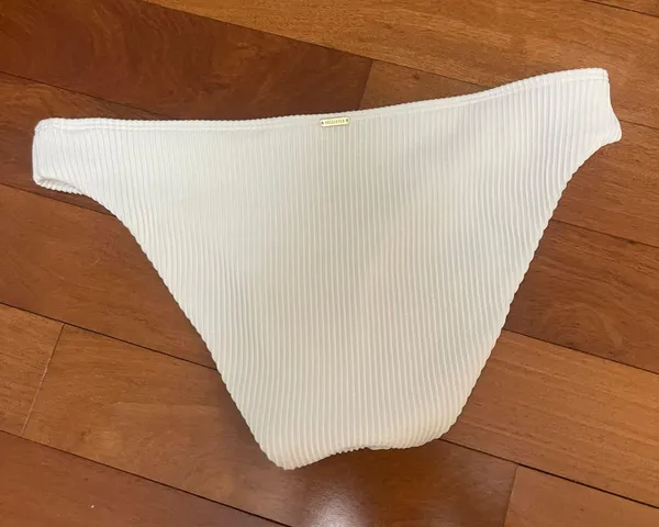 Hollister White Bikini Bottoms - Image 2