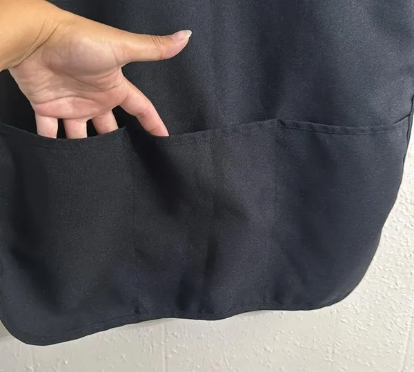 Sleeveless apron Black - Image 3