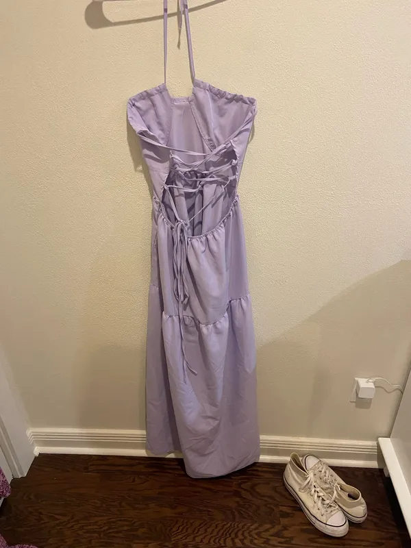 Boutique Maxi Pink Dress - Image 3