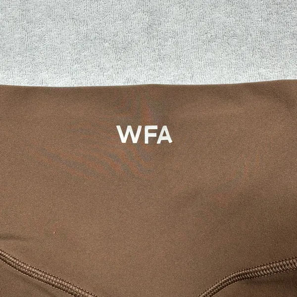 White Fox Active Women’s High-Waisted Leggings Size Small Brown Stretch - Image 3