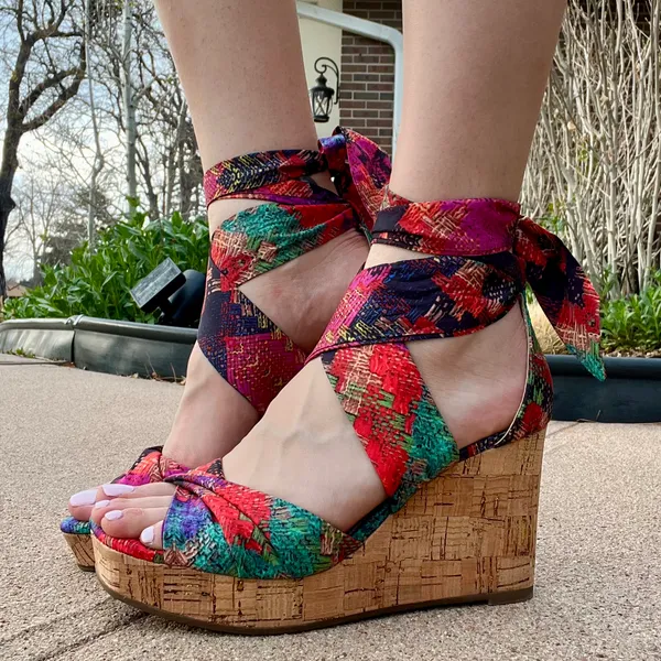 Impo Lace-Up Wedges - Image 5