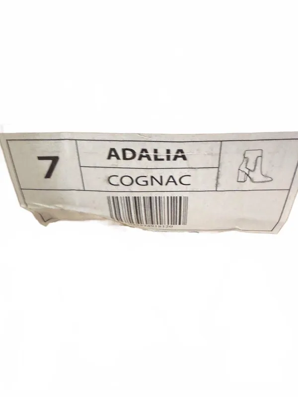 New Journey Adalia Cognac Brown Ankle Boots Size 7 - Image 6