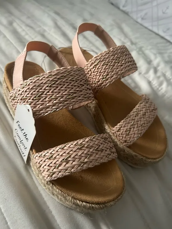 Me Too Straw platform sandals - Image 2