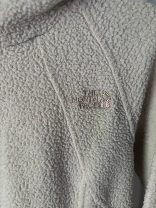 The North Face Women's Cream Sherpa fleece Pullover Hoodie women size XS - Image 4