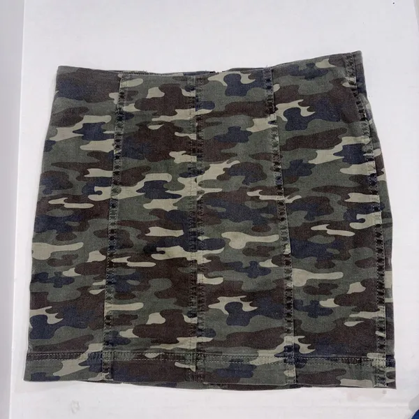 Y2K 90s We‎ The Free People Distressed Faded Denim Mini Skirt Women’s Size 6 - Image 5